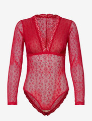 Underprotection - Fabienne bodystocking - body & sukienki - red - 0
