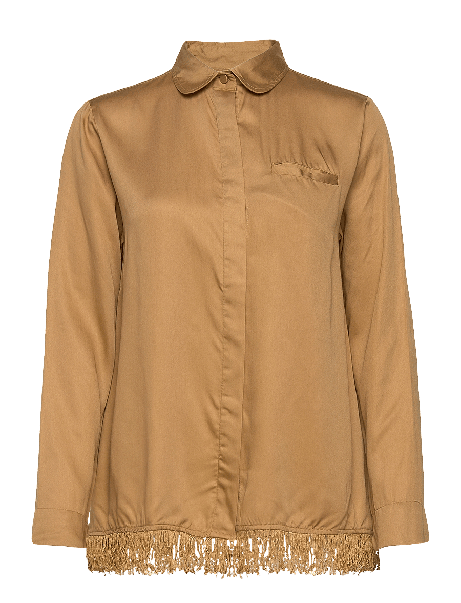 Underprotection - Freya shirt - langärmlige hemden - dijon - 0
