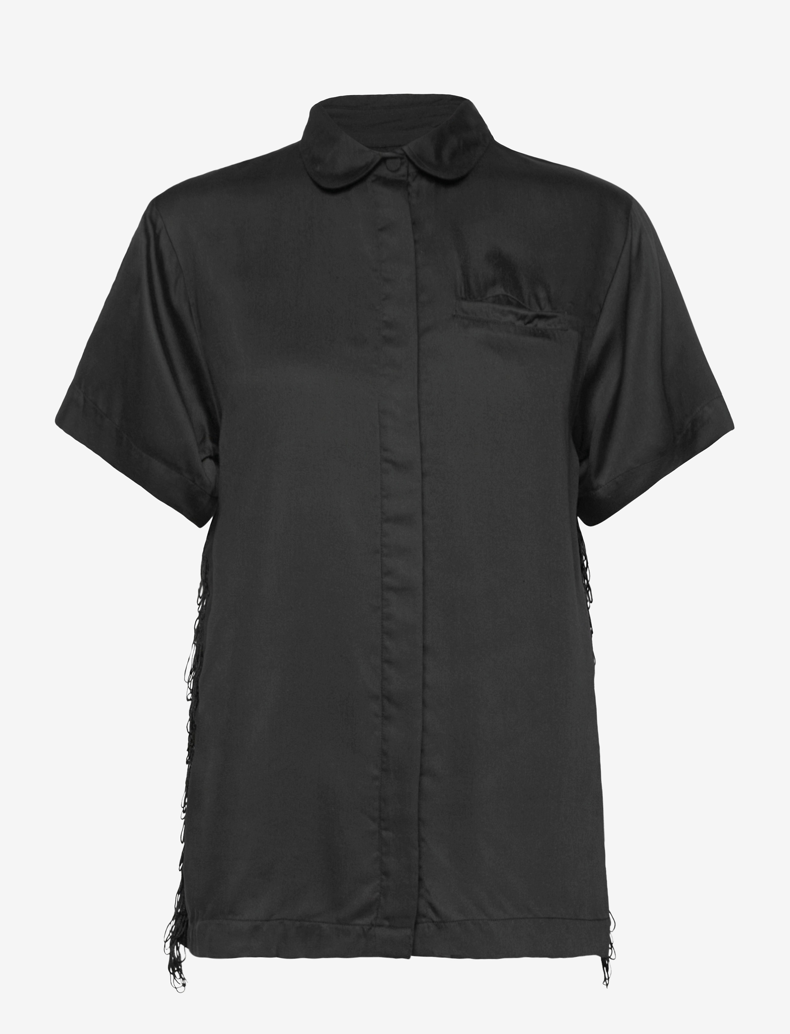Underprotection Freya short shirt - Kläder - BLACK / black
