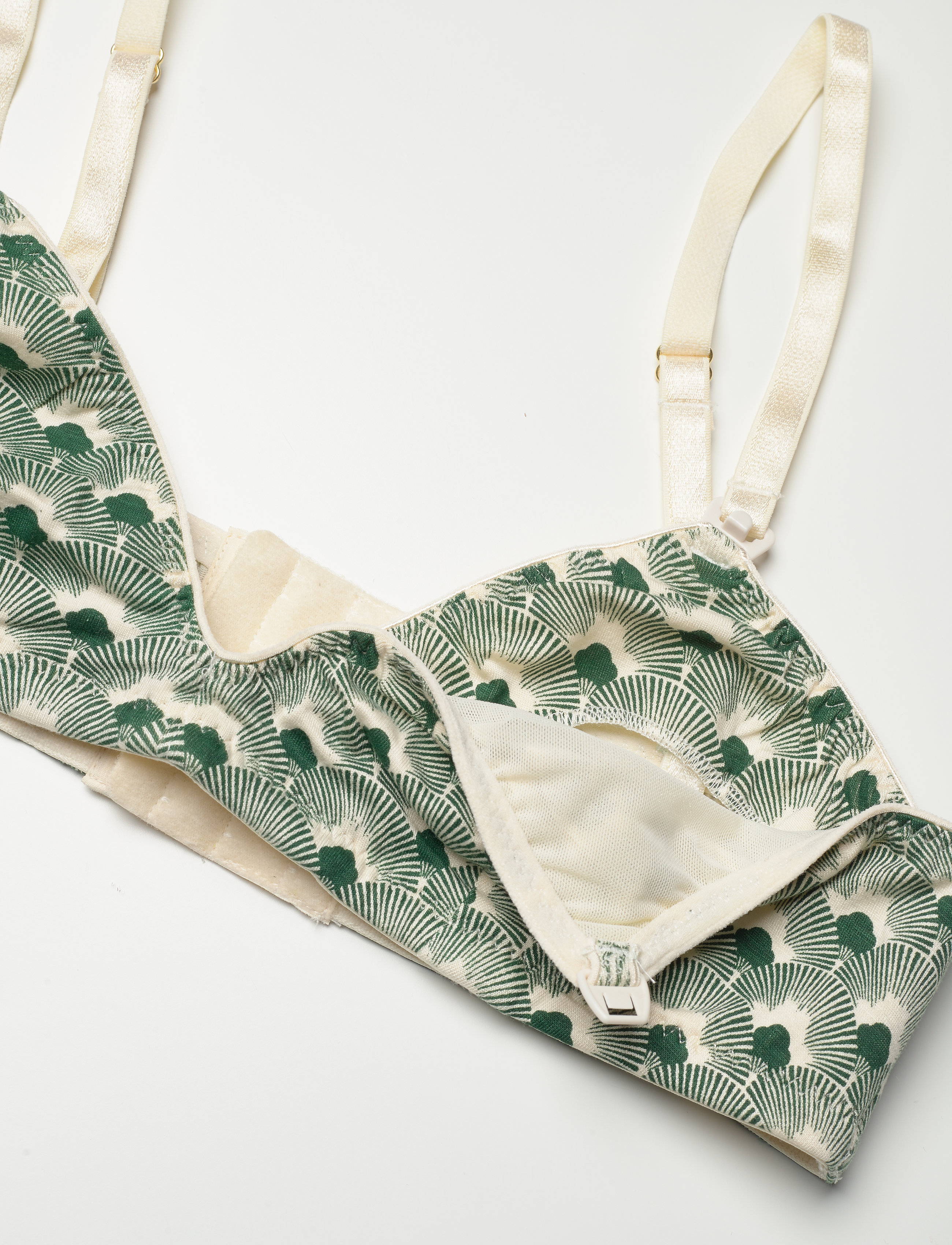 Underprotection - SARA MATERNITY BRA GREEN - green - 2