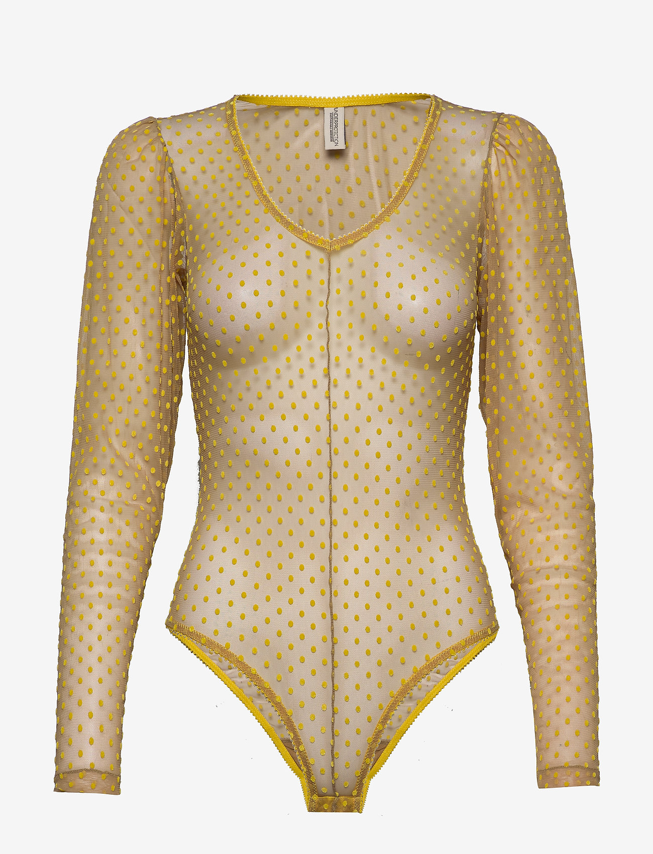 Underprotection - Donna bodystocking - yellow - 0