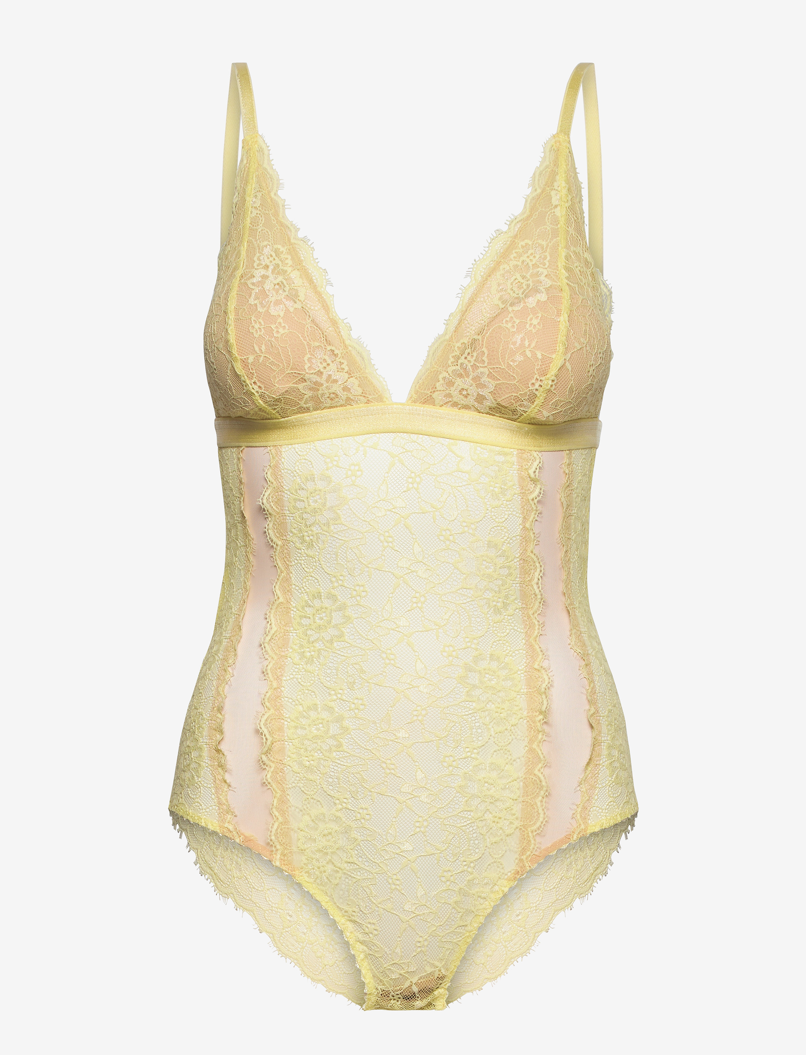 Underprotection Amy bodystocking - Underprotection - YELLOW / yellow