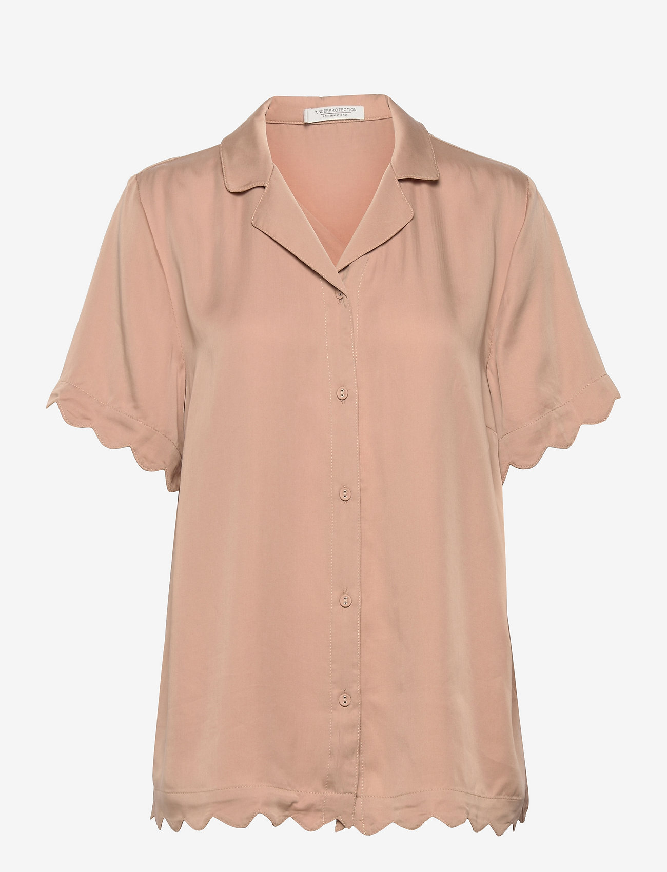 Underprotection - Jane short shirt - warm beige - 0