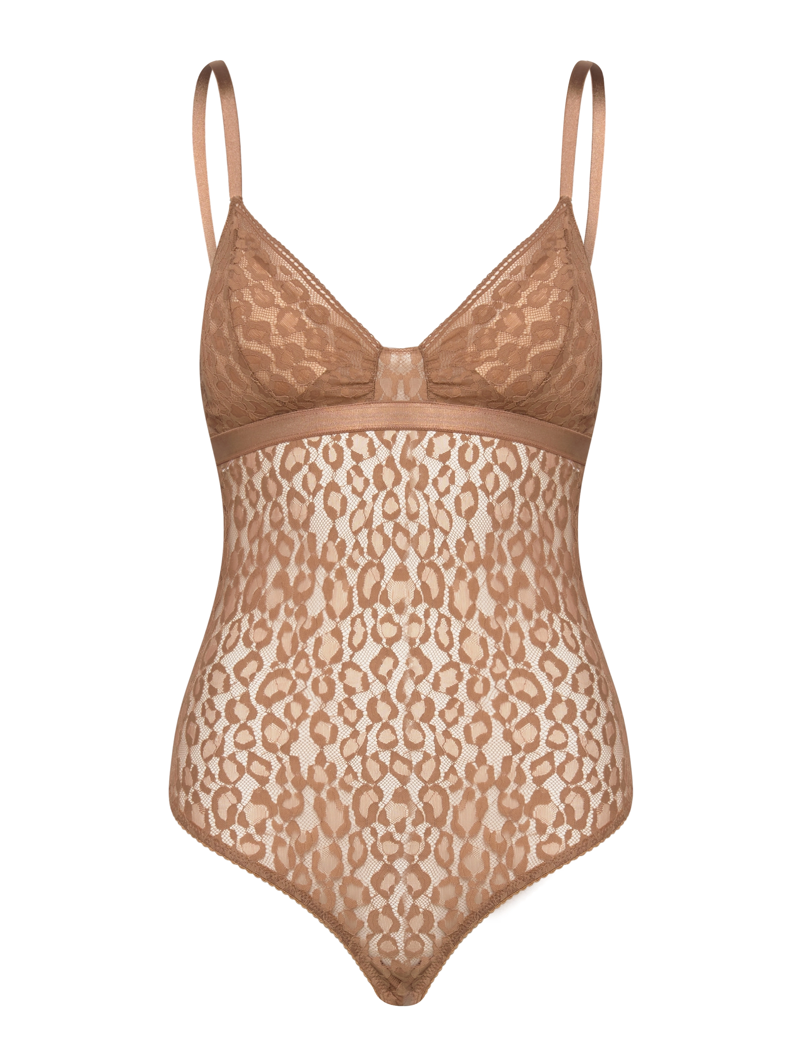 UNDERPROTECTION Jeanette Bodystocking Braun - XS - Damen