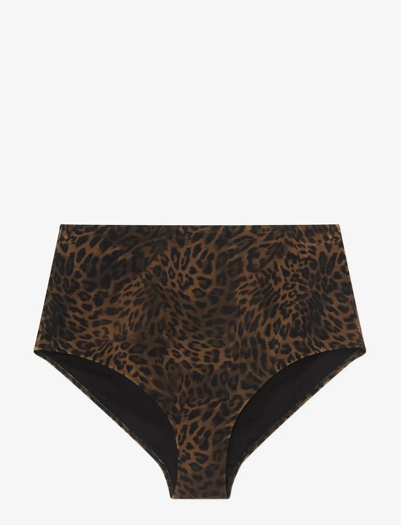 Understatement Underwear - Highwaist Bikini Briefs - højtaljede bikinitrusser - dark leopard - 1