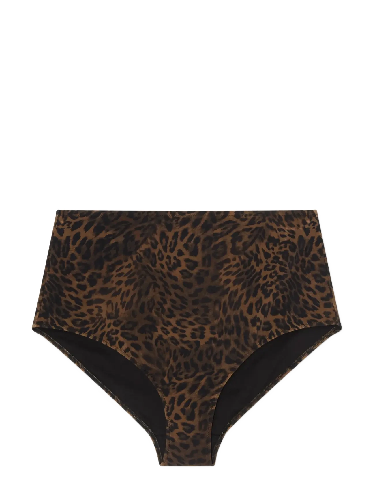 Understatement Underwear Highwaist Bikini Briefs - Nyheder - DARK LEOPARD / brown