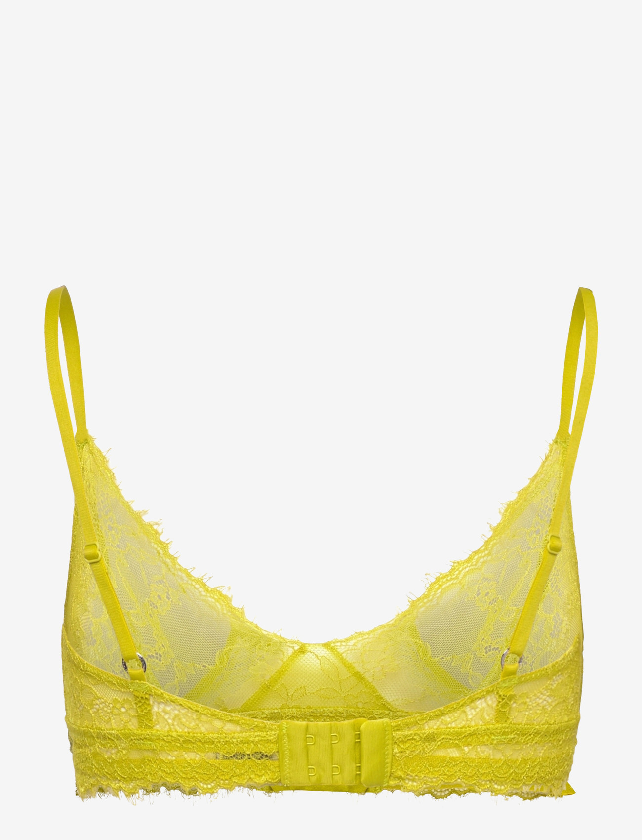 Understatement Underwear - Lace Triangle Scoop Bralette - bralette - citrus bloom - 2