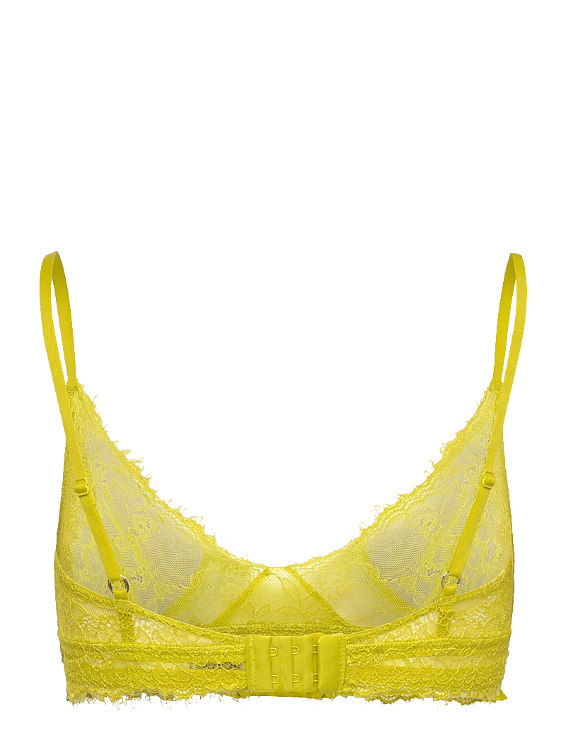 Understatement Underwear - Lace Triangle Scoop Bralette - bralette - citrus bloom - 2