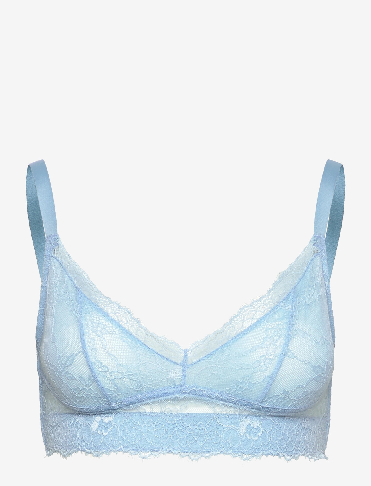 Understatement Underwear - Lace Support Bra - tugikaarteta rinnahoidjad - sky - 0