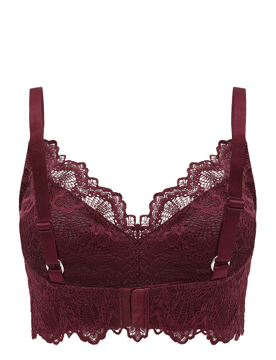 Understatement Underwear - Lace Support Bra - cherry - 1