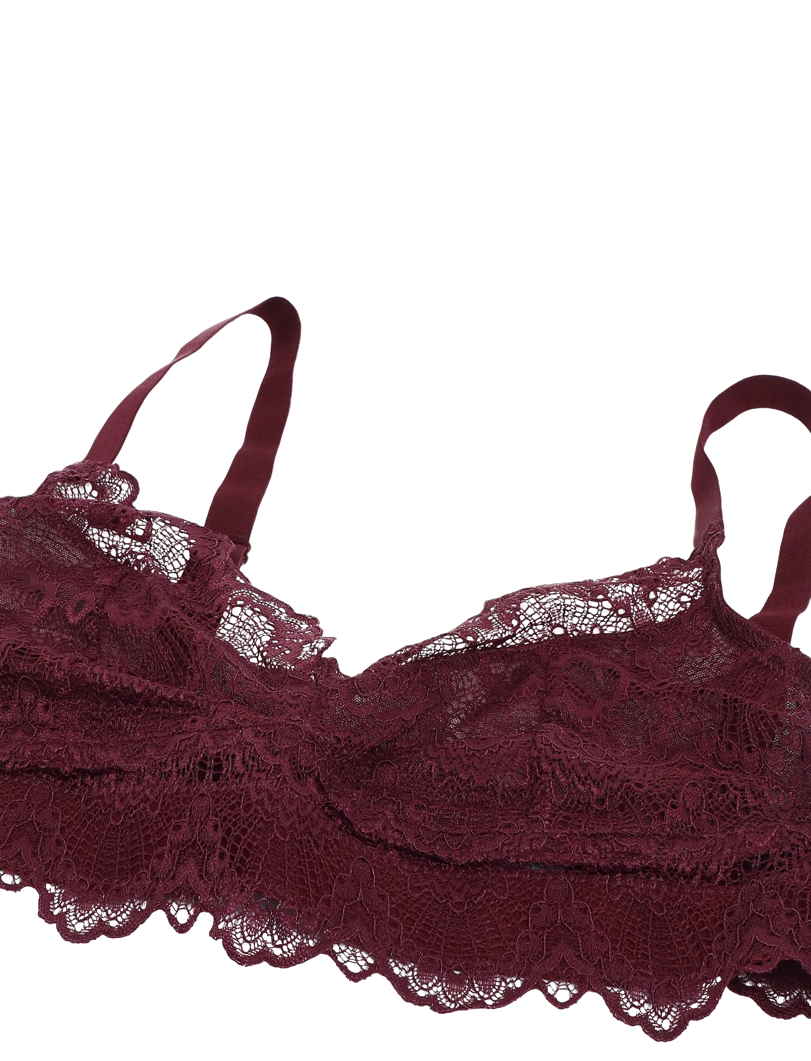 Understatement Underwear - Lace Support Bra - cherry - 2