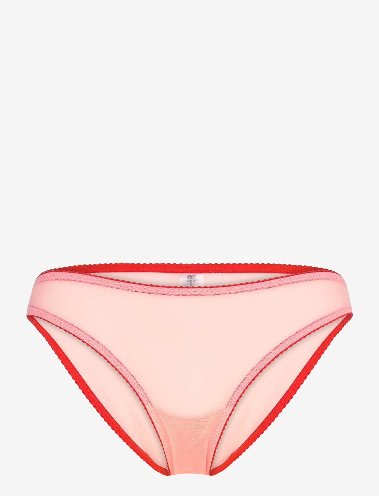 Understatement Underwear - Mesh Bikini Briefs - modetrends - peach rose - 1