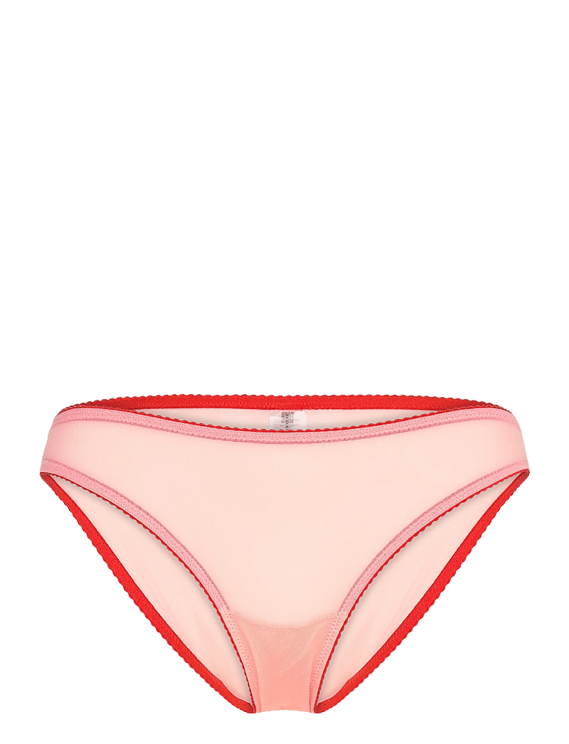 Understatement Underwear - Mesh Bikini Briefs - modetrends - peach rose - 1
