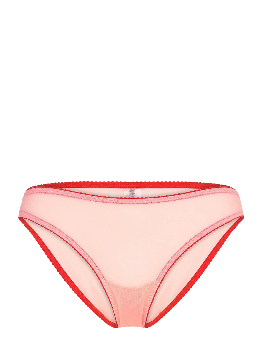 Understatement Underwear - Mesh Bikini Briefs - briefs - peach rose - 1