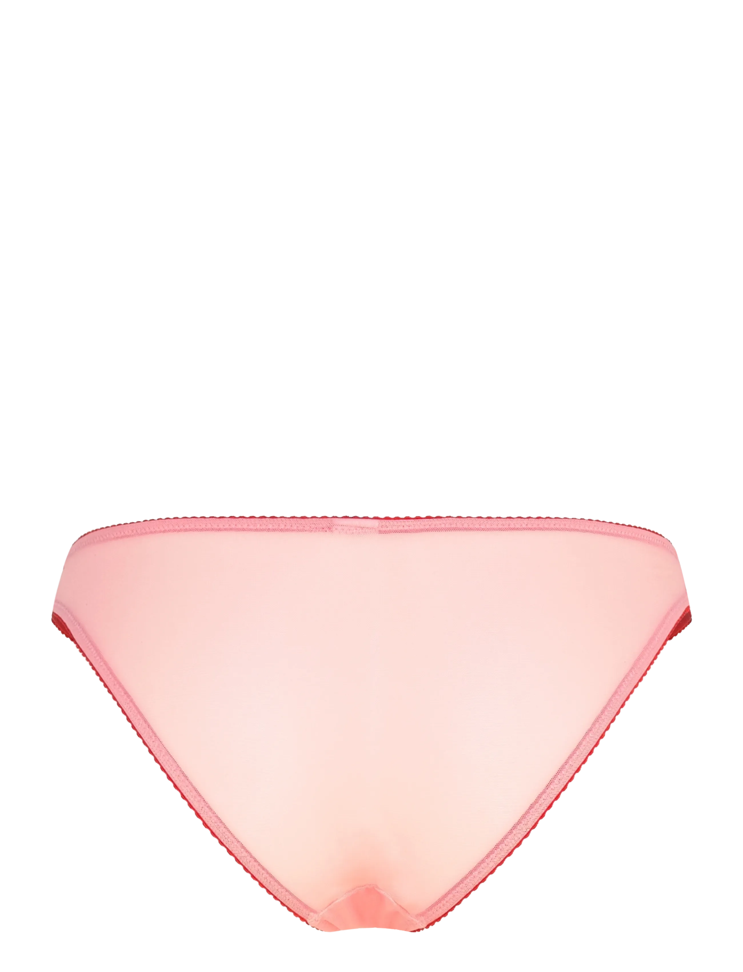 Understatement Underwear - Mesh Bikini Briefs - laveste priser - peach rose - 2
