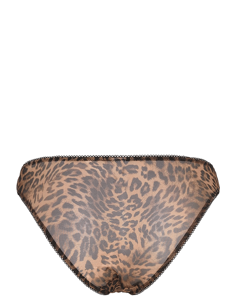 Understatement Underwear - Mesh Bikini Briefs - majtki - dark leopard - 2