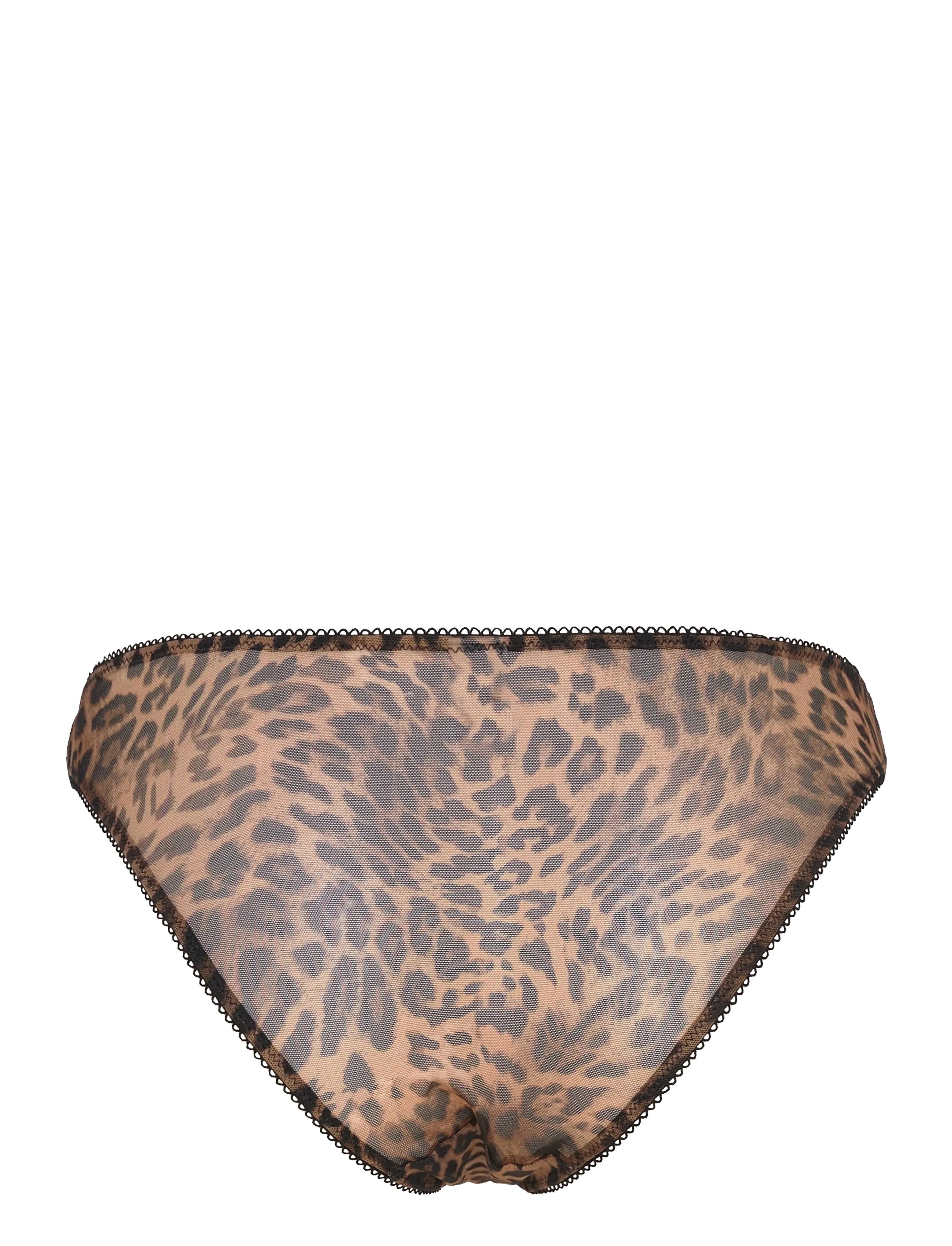 Understatement Underwear - Mesh Bikini Briefs - briefs - dark leopard - 2