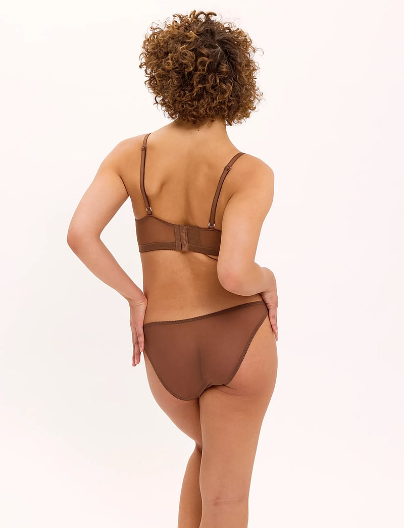 Understatement Underwear - Mesh Bikini Briefs - briefs - mocha - 3