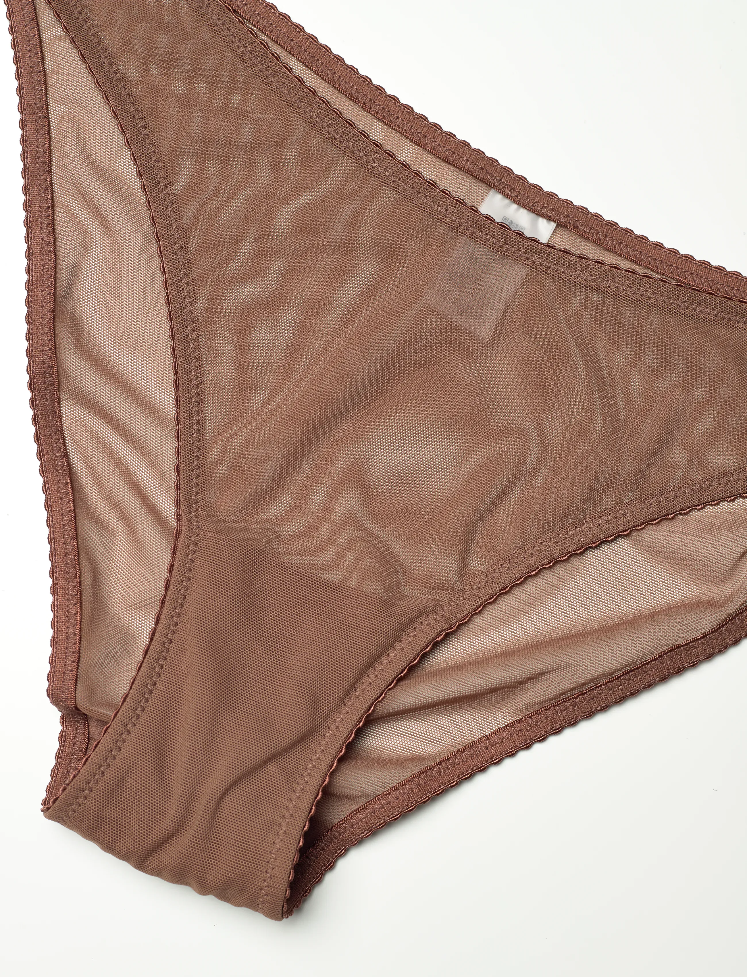 Understatement Underwear - Mesh Bikini Briefs - madalaimad hinnad - mocha - 4