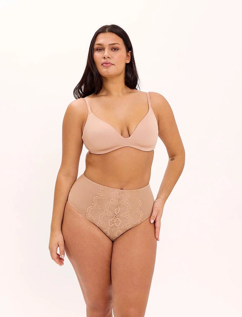 Understatement Underwear - Micro T-shirt Bra - t-särkide rinnahoidjad - warm nude - 0