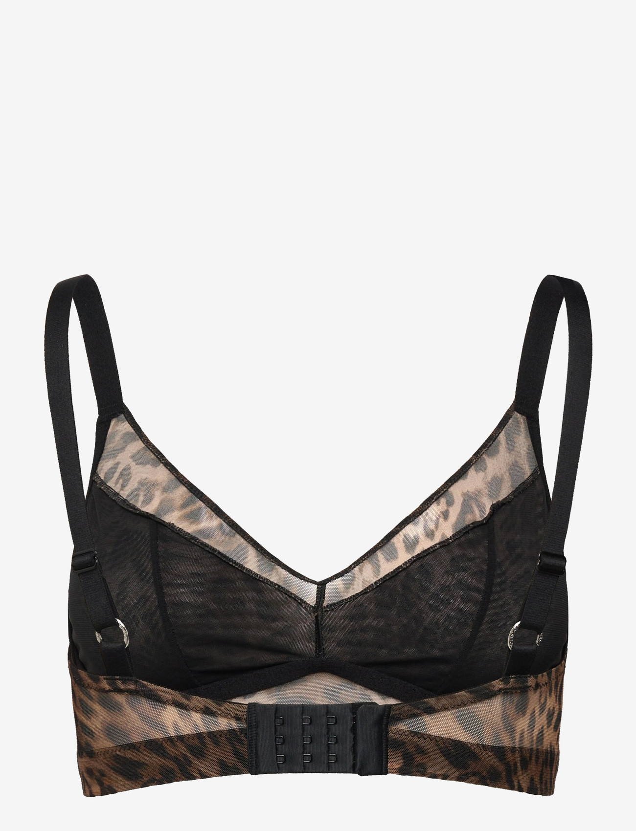 Understatement Underwear - Mesh Support Bra - tugikaarteta rinnahoidjad - dark leopard - 1