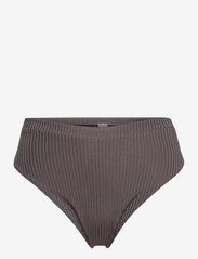 Understatement Underwear - Aquaholic Highwaist Bikini Briefs Grey - bikinitrosor med hög midja - grey - 0