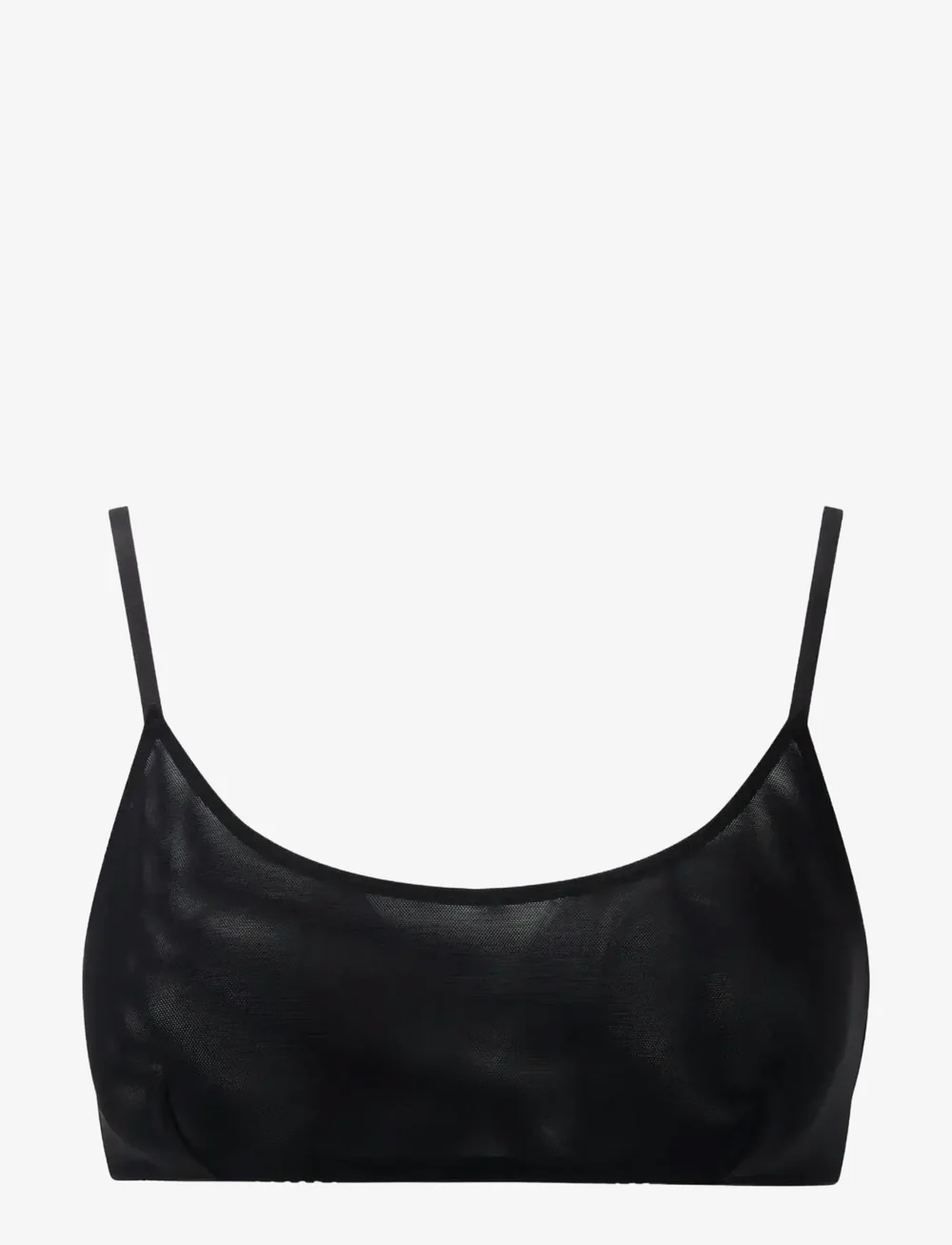 Understatement Underwear - Mesh Scoop Bralette - bralette - black - 1