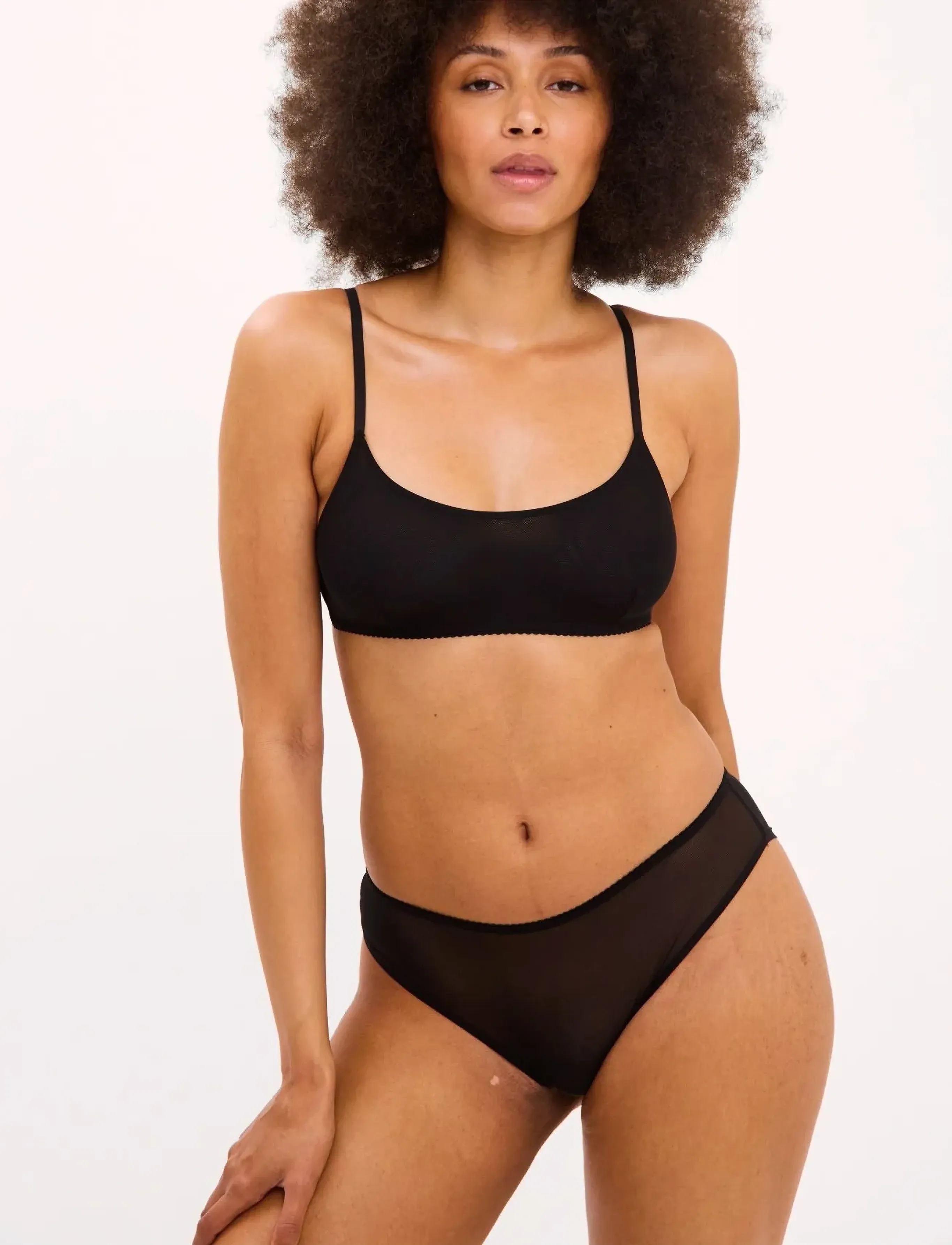 Understatement Underwear - Mesh Cheeky - die niedrigsten preise - black - 4