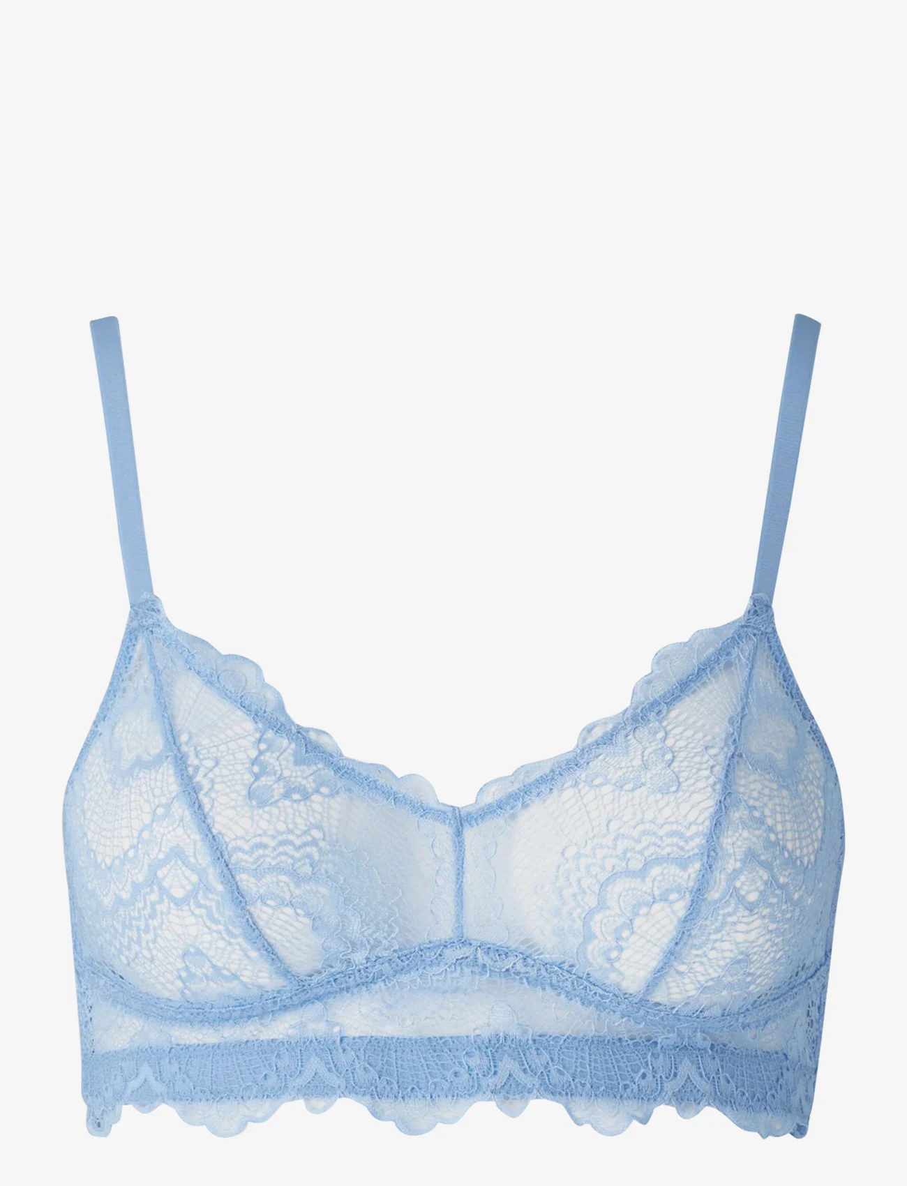 Understatement Underwear - Lace Balconette - balconette bras - light blue - 0