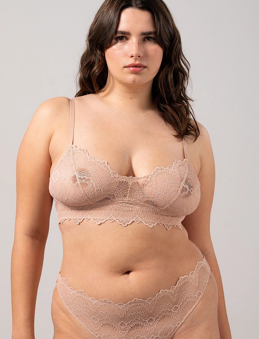 Understatement Underwear - Mesh Balconette - bhs - nude - 4