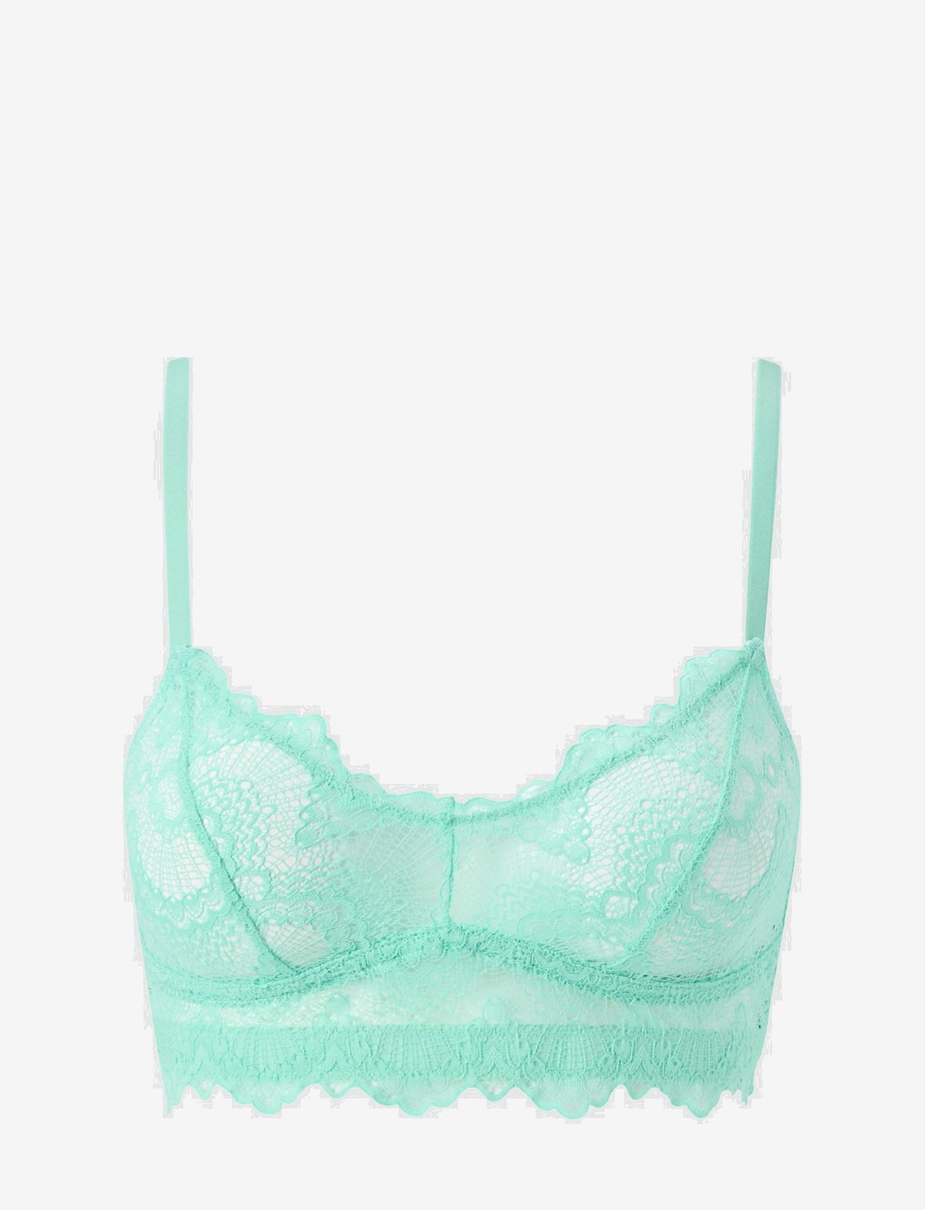Understatement Underwear - Lace Balconette - bralette - turquoise - 1