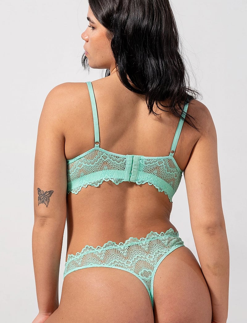 Understatement Underwear - Mesh Balconette - bralette - turquoise - 2
