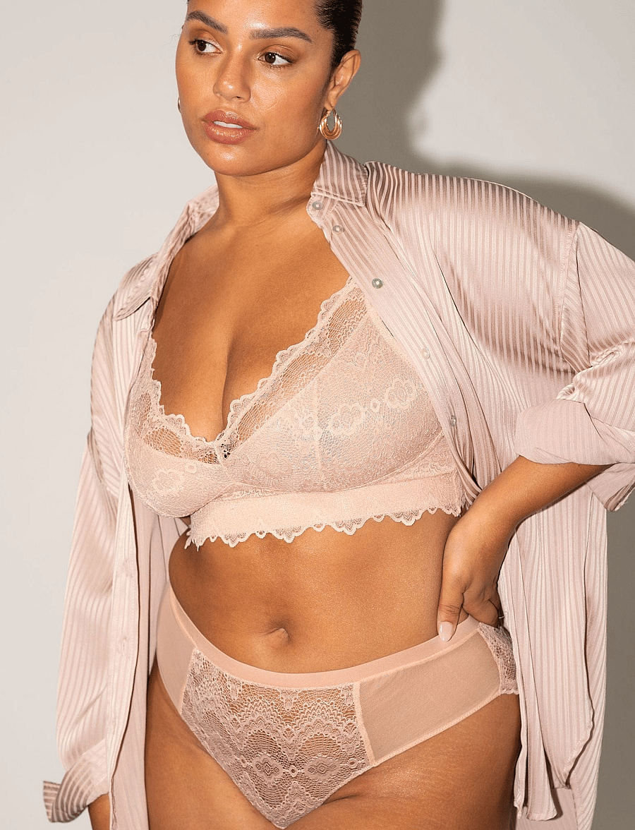 Understatement Underwear - Mesh Support+ Bralette - rinnahoidja - nude - 0
