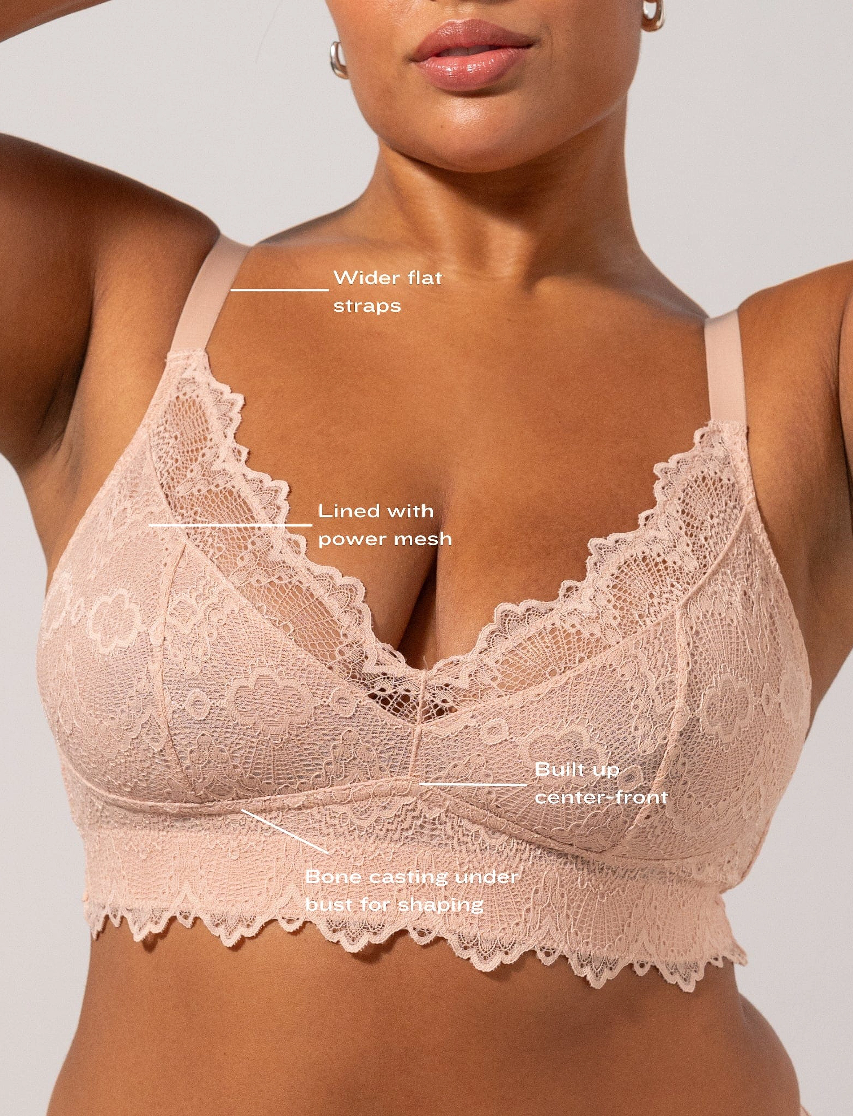 Understatement Underwear Mesh Support+ Bralette bh dam – bild 5