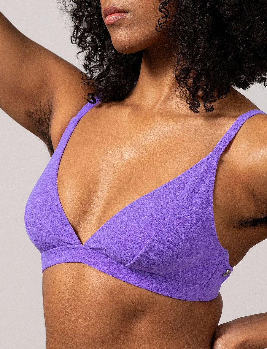 Understatement Underwear - Triangle Bikini Top - dreieck-bikini-oberteile - electric lilac - 5