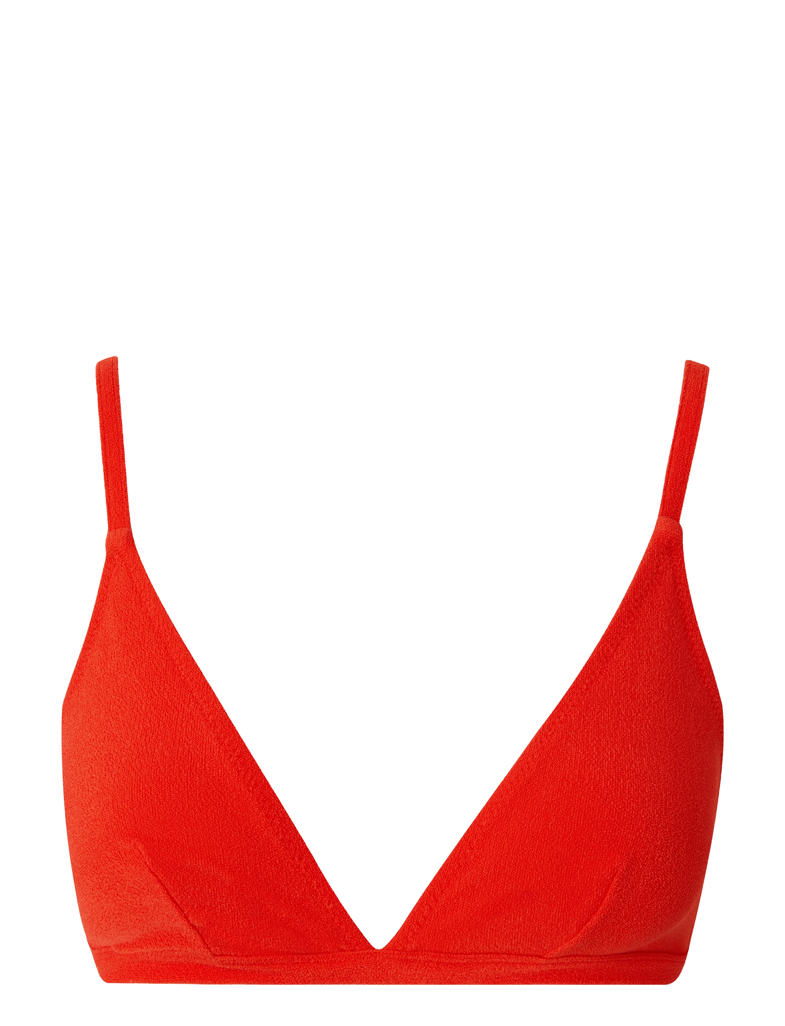 Understatement Underwear Triangle Bikini Top - Understatement Underwear - PAPAYA / red