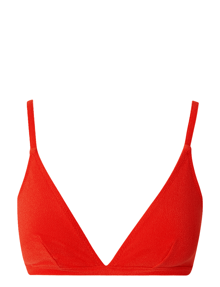Understatement Underwear - Triangle Bikini Top - kolmnurksed bikiinide ülaosad - papaya - 0