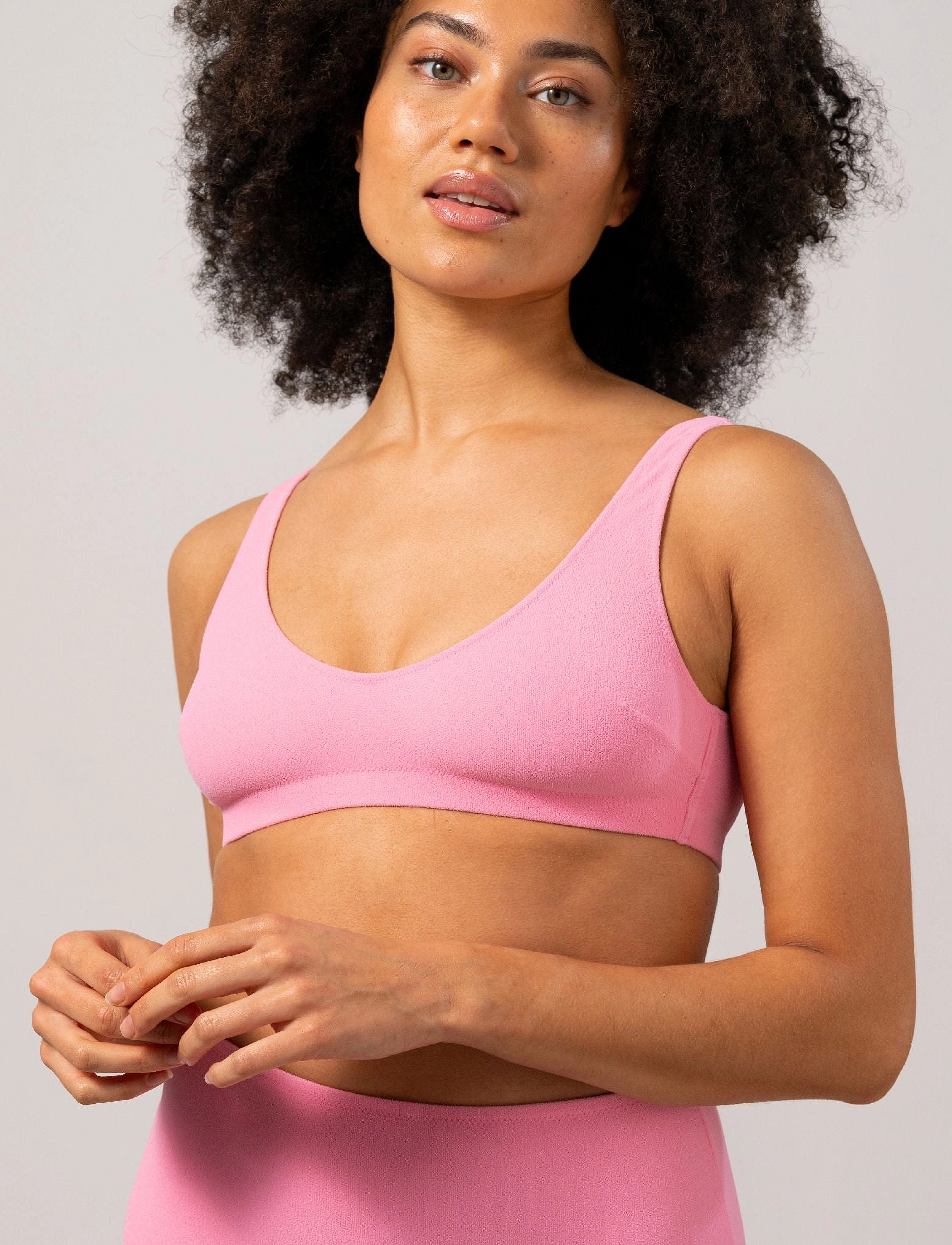Understatement Underwear - Scoop Bikini Top - bandeau-bikini - candy pink - 2