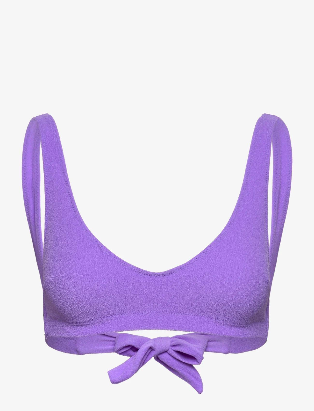 Understatement Underwear - Scoop Bikini Top - bikinio liemenėlės su kaspinėliais - electric lilac - 0