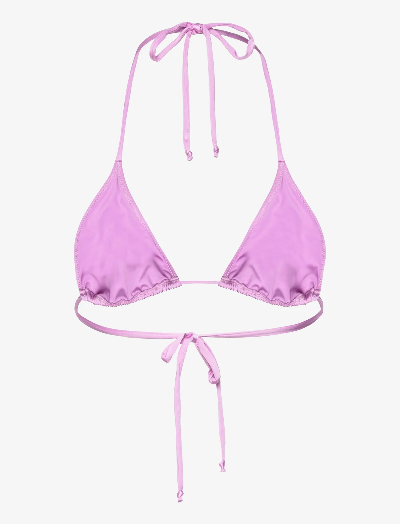 Understatement Underwear - Strappy Triangle Bikini Top - triangelformad bikinis - lavender - 1