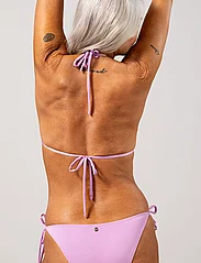 Understatement Underwear - Strappy Triangle Bikini Top - trekant-bikinis - lavender - 3