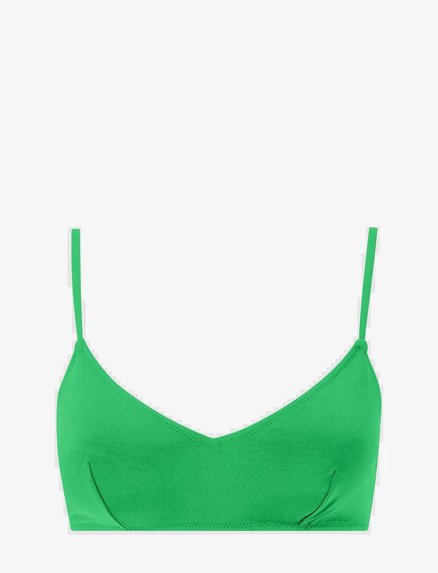 Understatement Underwear - Strappy Scoop Bikini Top - trójkątny stanik bikini - kelly green - 1