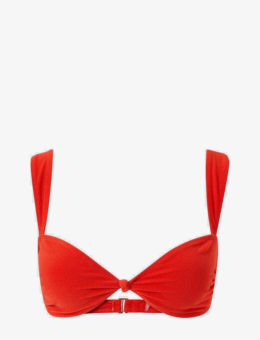 Understatement Underwear - Balconette Bikini Top - bandeau-bikinis - papaya - 1