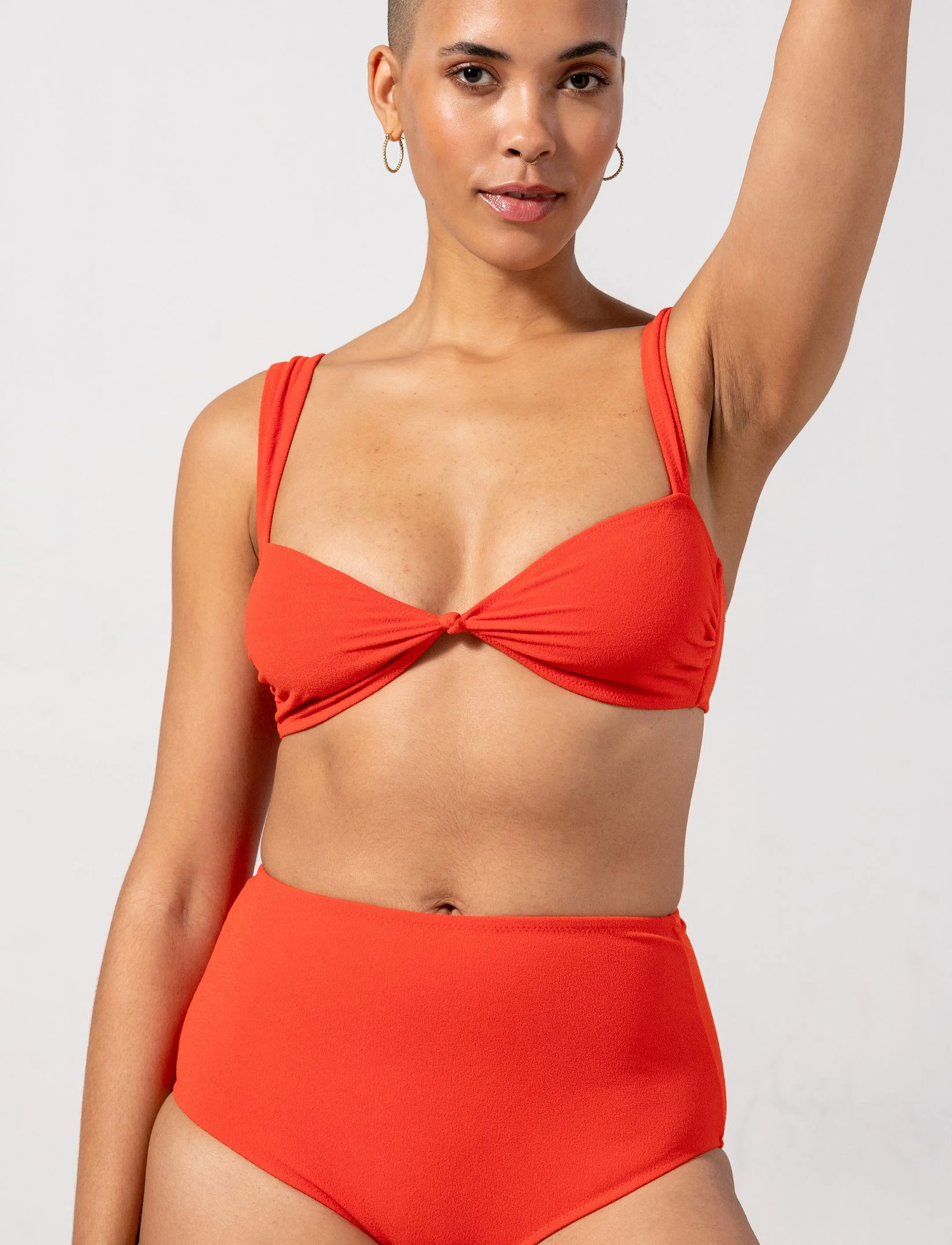 Understatement Underwear - Balconette Bikini Top - bandeau-bikini-oberteile - papaya - 2