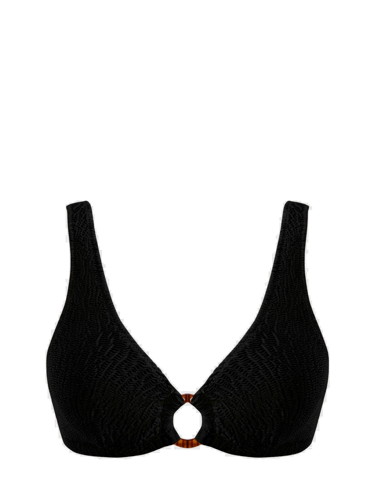 Understatement Underwear - Ring Scoop Top - trekant-bikinis - black - 1