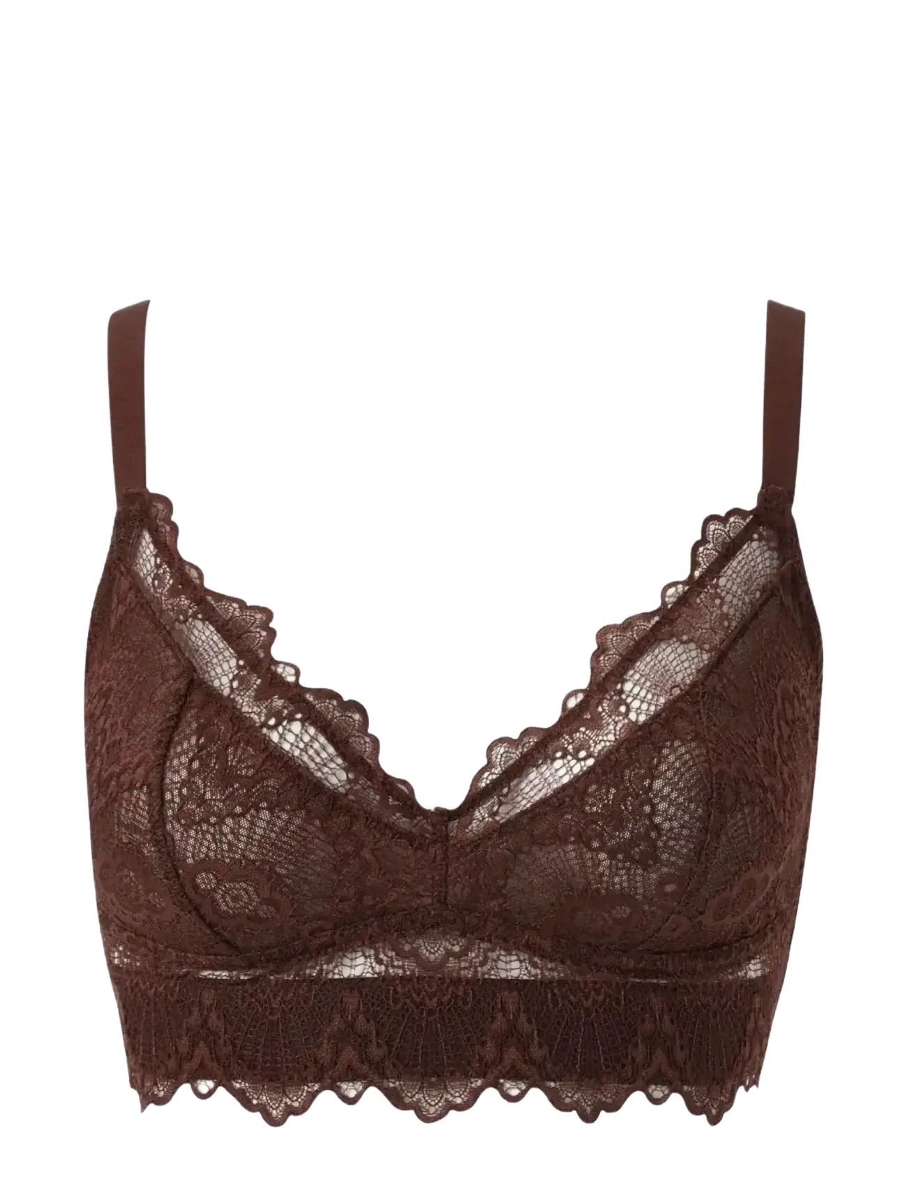 Understatement Underwear - Lace Support Bra - coffee - 1