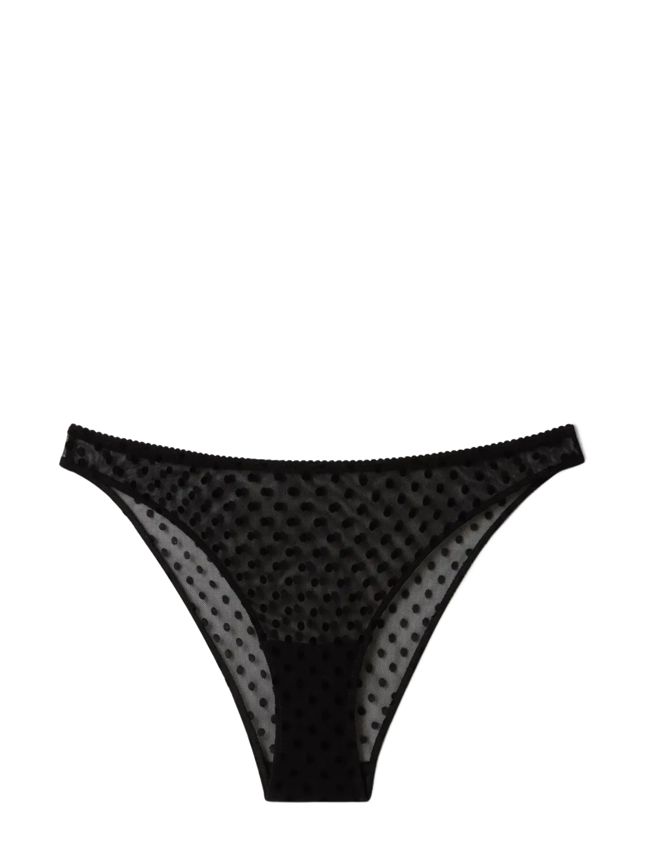 Understatement Underwear Mesh Bikini Briefs - Basics - BLACK DOTS / black