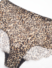 Understatement Underwear - Lace Highwaist Briefs 001 - briefs - gold leopard - 3