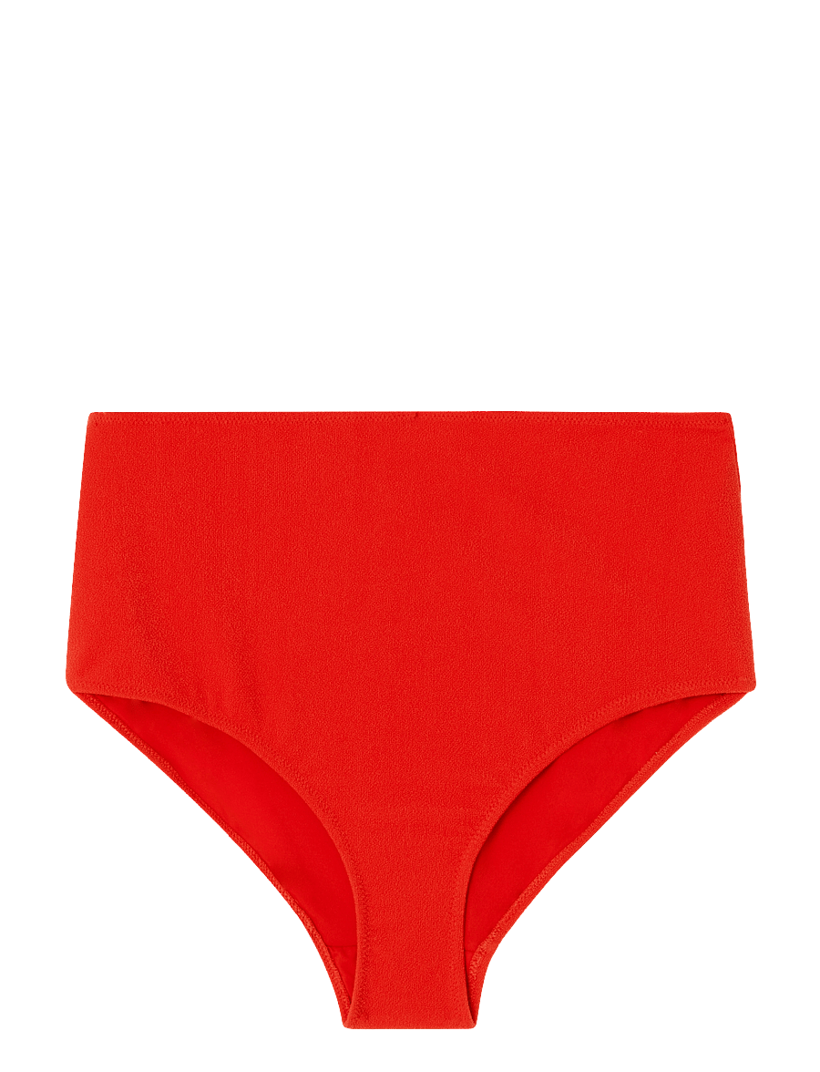 Understatement Underwear - Highwaist Bikini Briefs - high waist bikini bottoms - papaya - 1