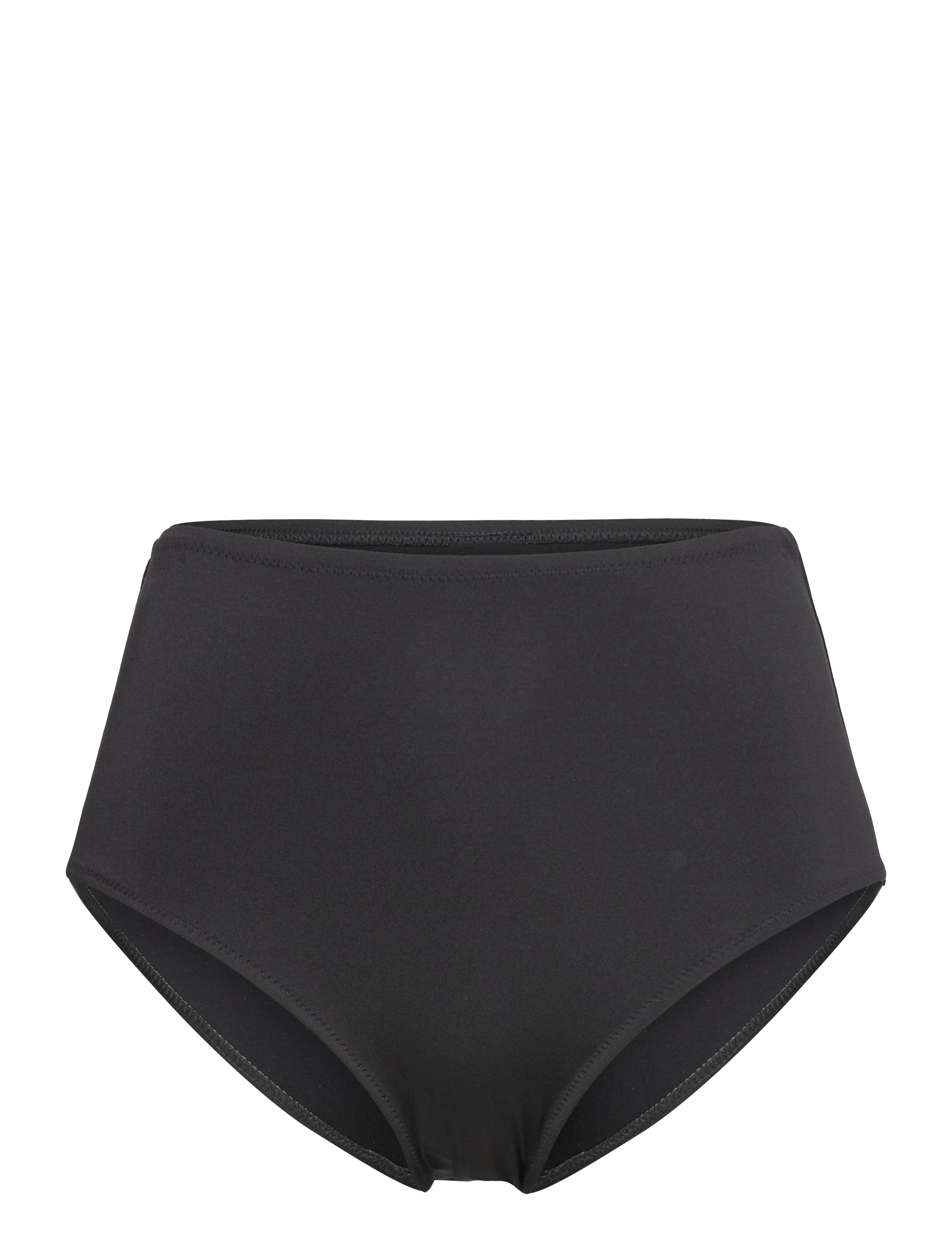 Understatement Underwear - Highwaist Bikini Briefs - high waist bikini bottoms - shiny black - 1